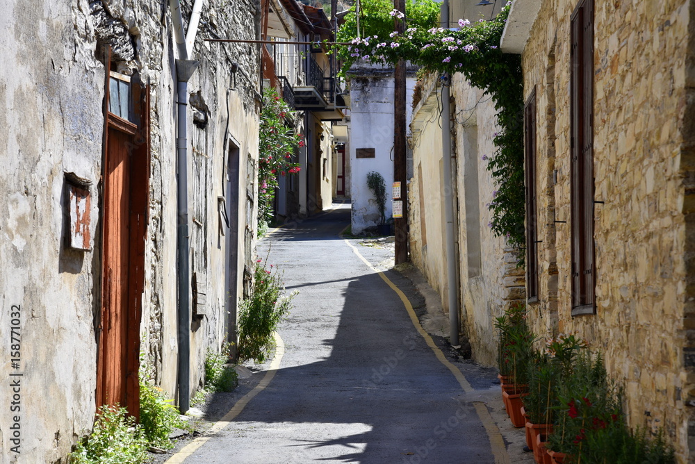 Streets of Lefkara, Cyprus 