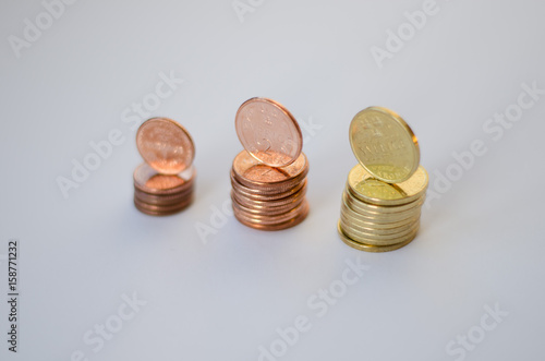 Obraz na plátně Svenska nya mynt. Swedish new money