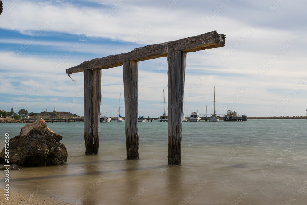 Old pier, Dongara Marina, Australia