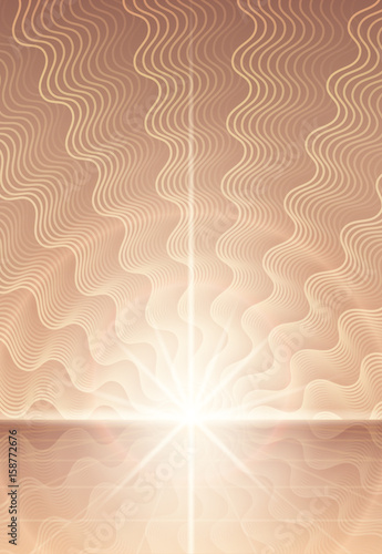 Magic abstract background with rays of light