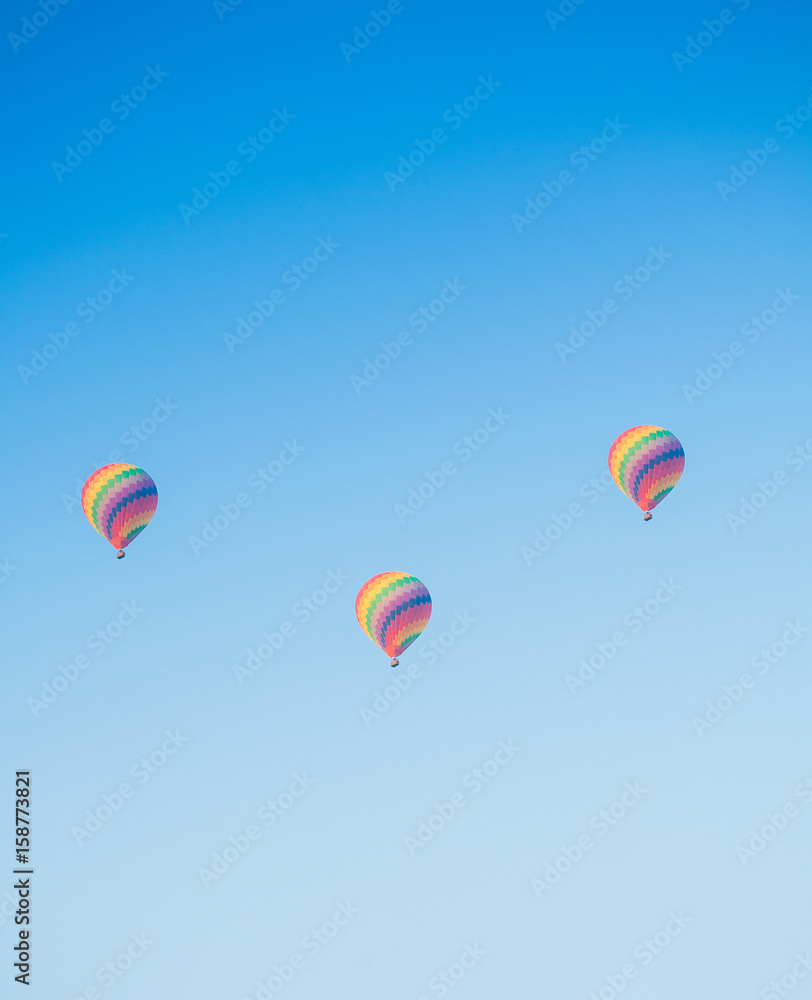 Fototapeta premium Hot air balloon on sky in Laos