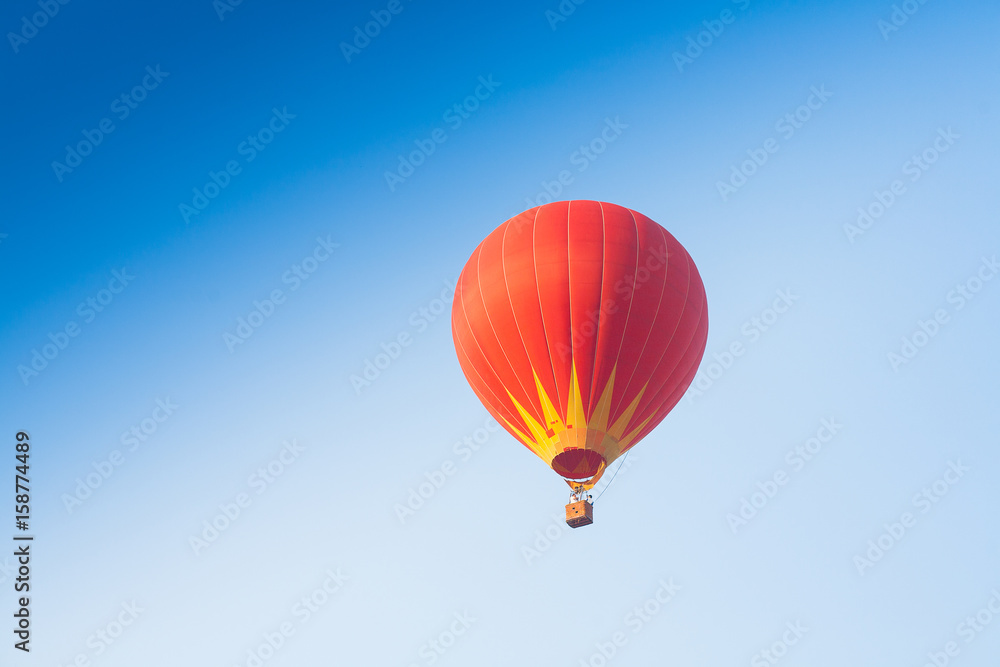Fototapeta premium Hot air balloon on sky in Laos