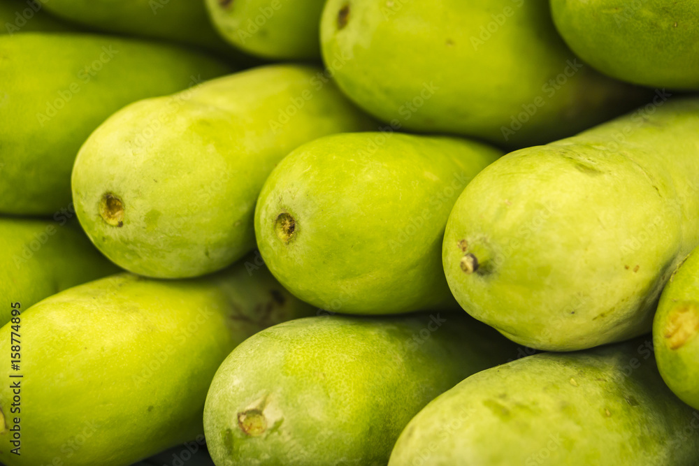  background of Winter Melon, White Gourd, Winter Gourd, Ash Gourd,Benincasa hispida closeup,Benincasa hispida in market,selective focus.