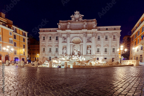 Rome. Trevi Fountain.