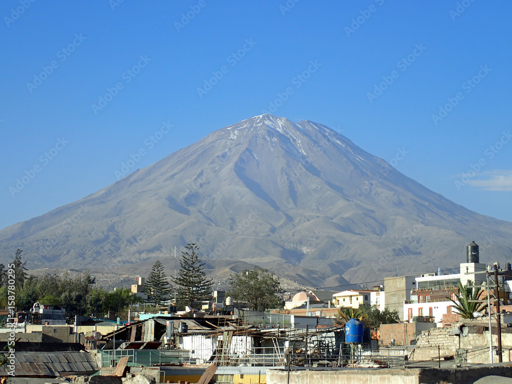 El Misti volcano, Arequipa, Peru
