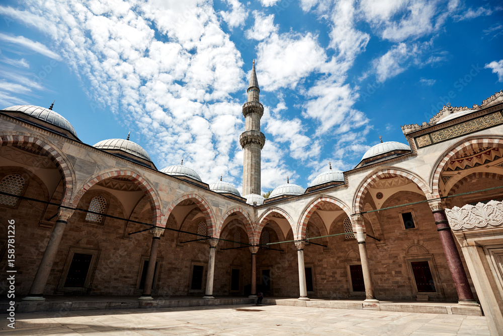 Fototapeta premium Suleymani mosque in Istanbul May 2017