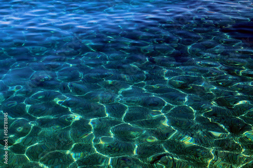 Adriatic sea background in Brela   Croatia