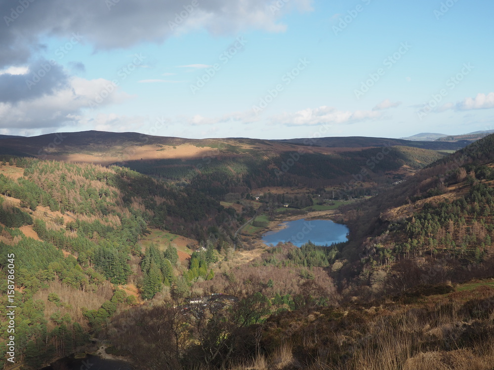 Fototapeta premium Cloudy day in Wicklow