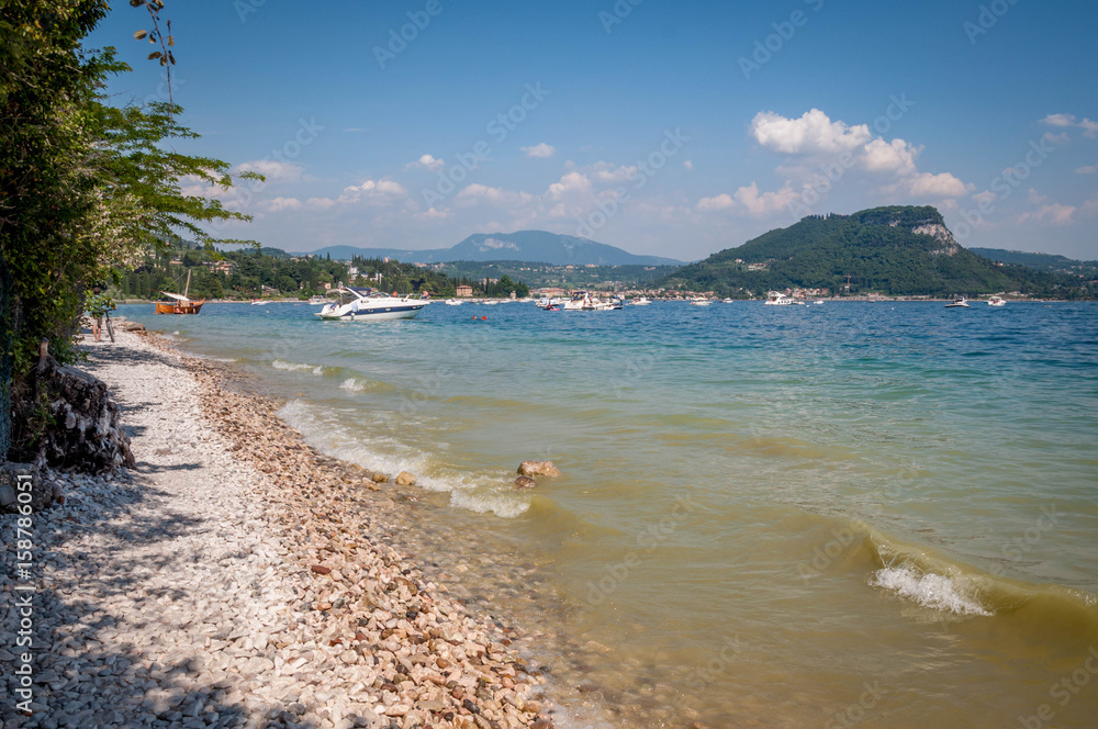 Lac de Garde et Baie des Sirènes Stock Photo Adobe Stock