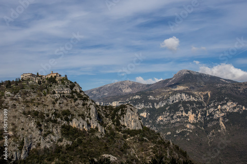 mountain view french alps