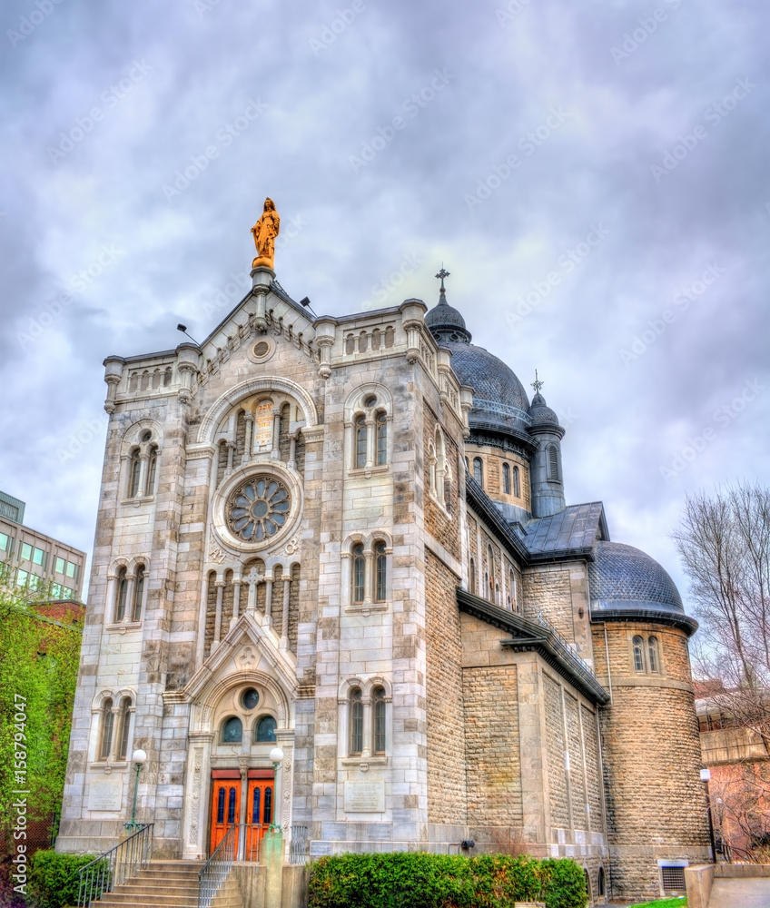 Saint Jacques Parish Church in Montreal, Canada