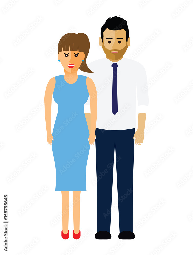 man and woman couple