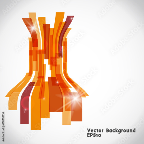 Colorful abstract vector background. Abstract technology 3d shape