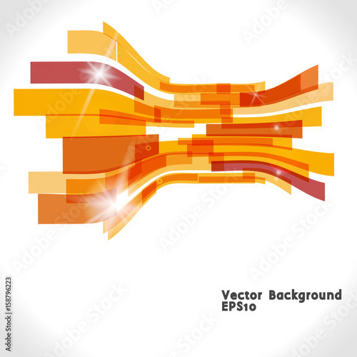 Colorful abstract vector background. Abstract technology 3d shape