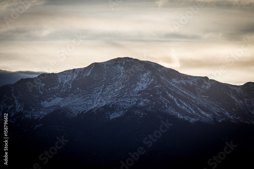 Pikes Peak Snowy Mountain Top photo