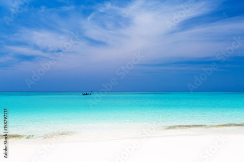 Fototapeta Naklejka Na Ścianę i Meble -  Maldives island seascape