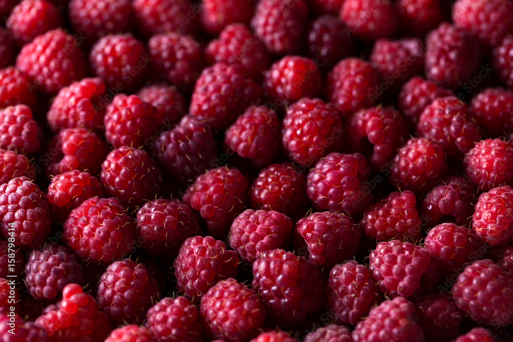 Ripe raspberry background Ripe raspberry background