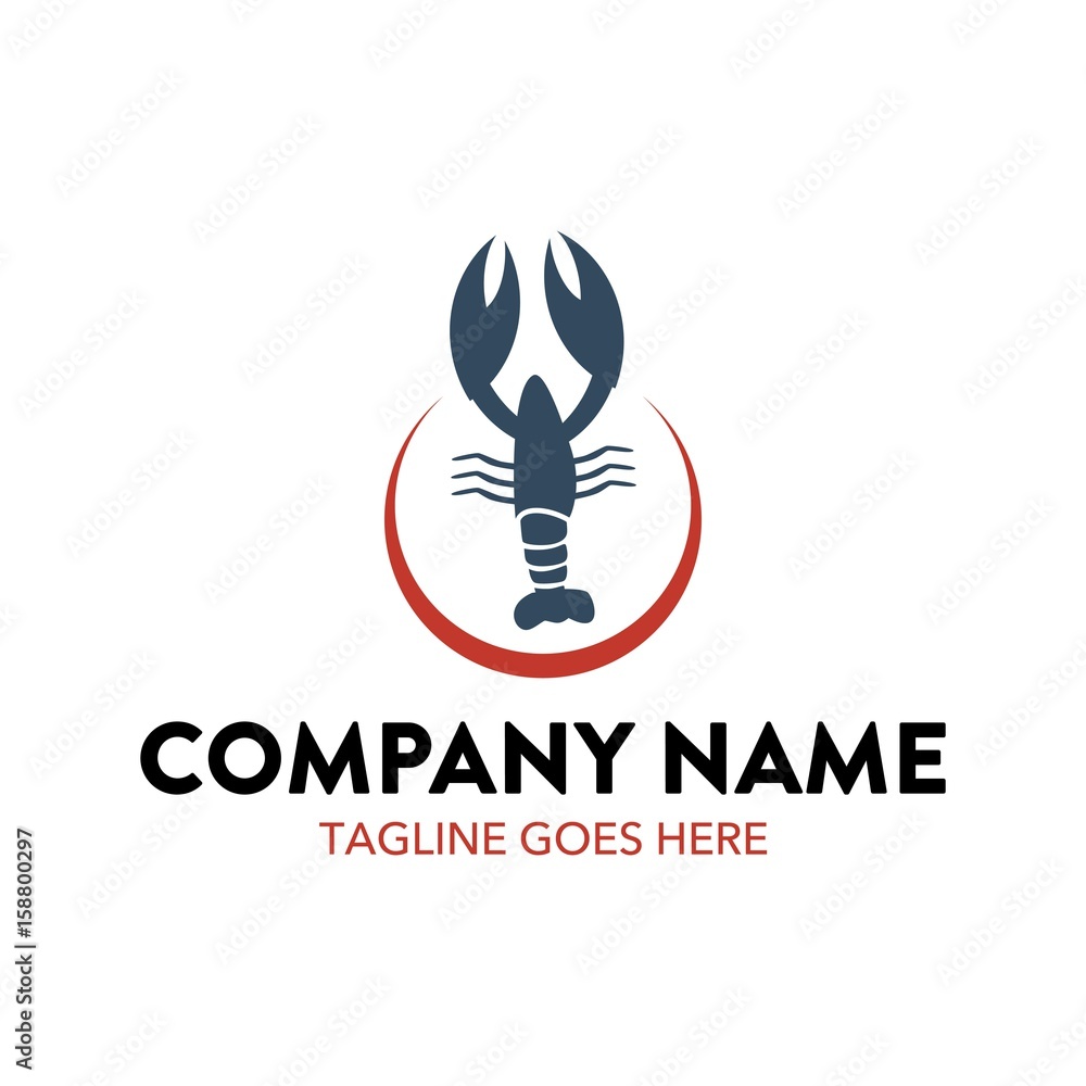 Fototapeta premium Unique Lobster Logo Template