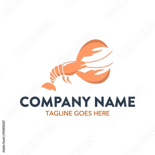 Unique Lobster Logo Template