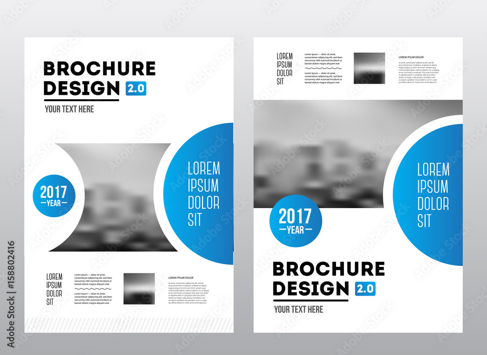 Business Brochure design. Annual report vector illustration template. Flyer corporate cover. Business presentation with photo and geometric graphic elements. Business Brochure design. Annual report vector illustration template. Flyer corporate cover. Business presentation with photo and geometric graphic elements.