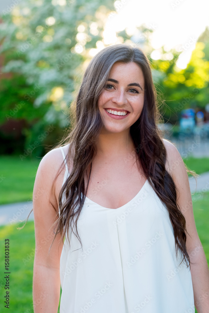 College Grad on Campus in Oregon College Grad on Campus in Oregon