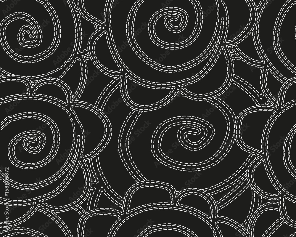 seamless black and white floral pattern seamless black and white floral pattern