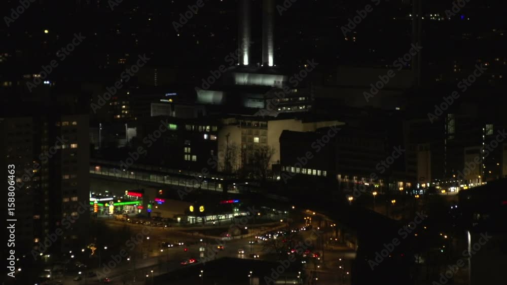 Berlin at night, rack focus Berlin at night, rack focus