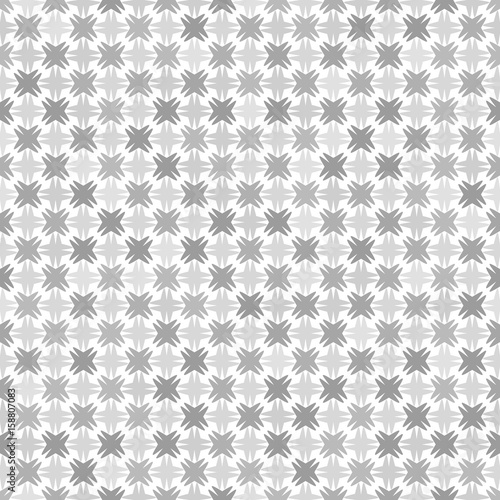 Gray abstract pattern with dark and light shapes. Seamless vector background