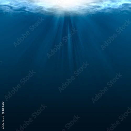 empty underwater for background and design