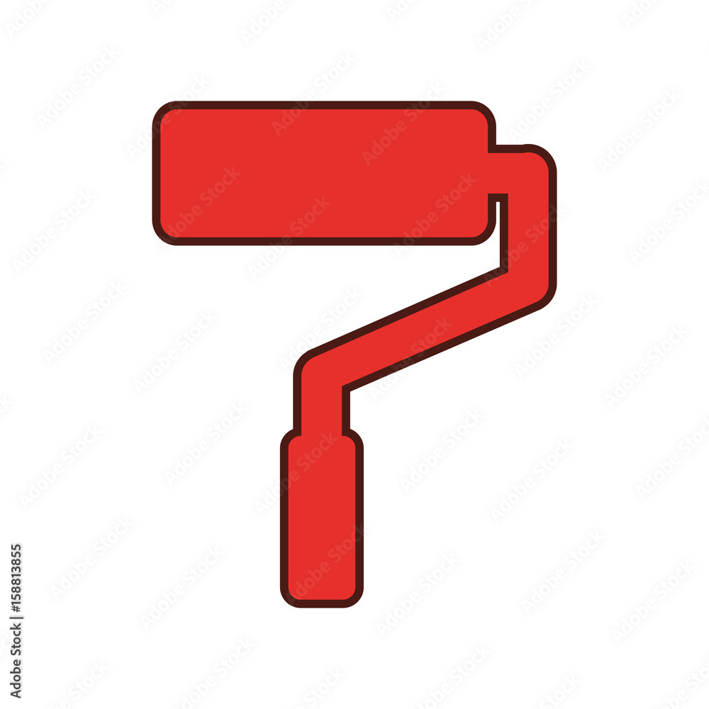 roller paint isolated icon vector illustration design roller paint isolated icon vector illustration design