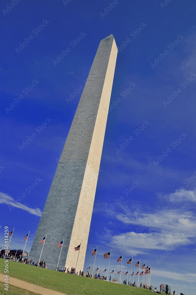Washington Monument Blue