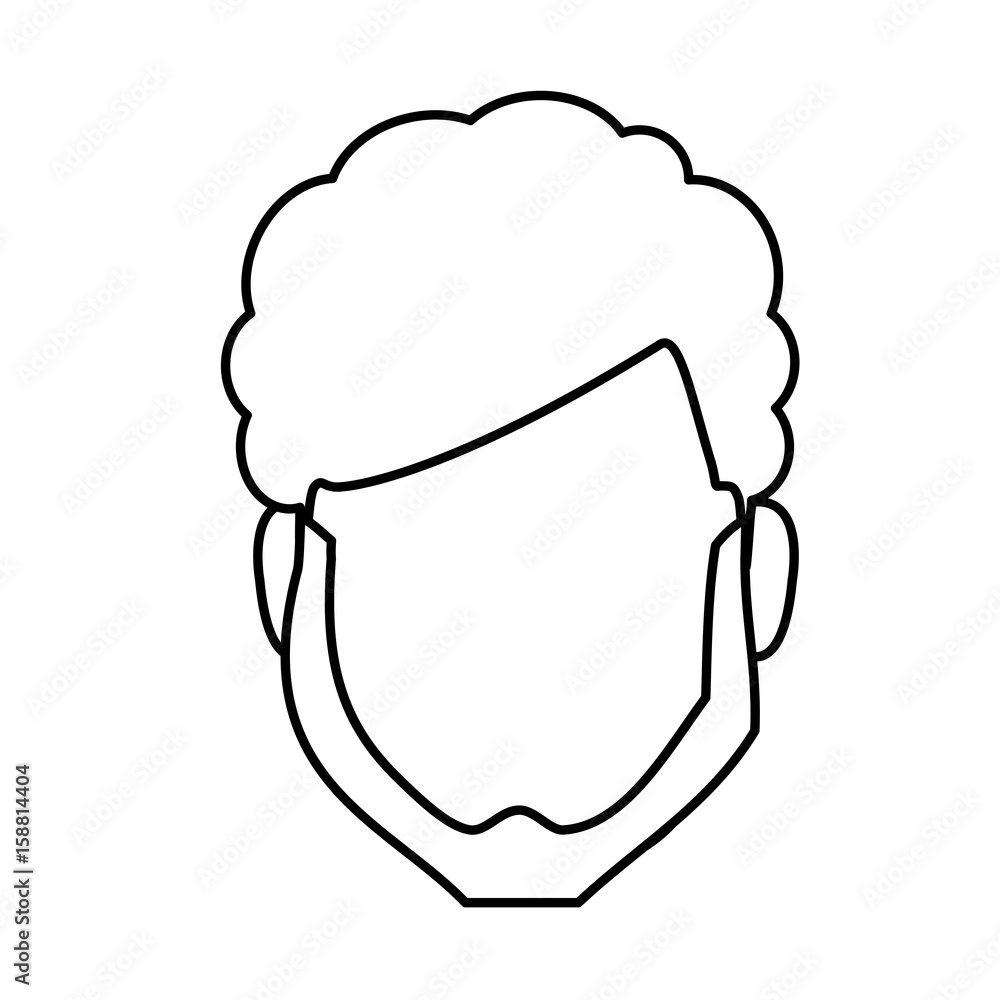 avatar Man face icon over white background vector illustration avatar Man face icon over white background vector illustration