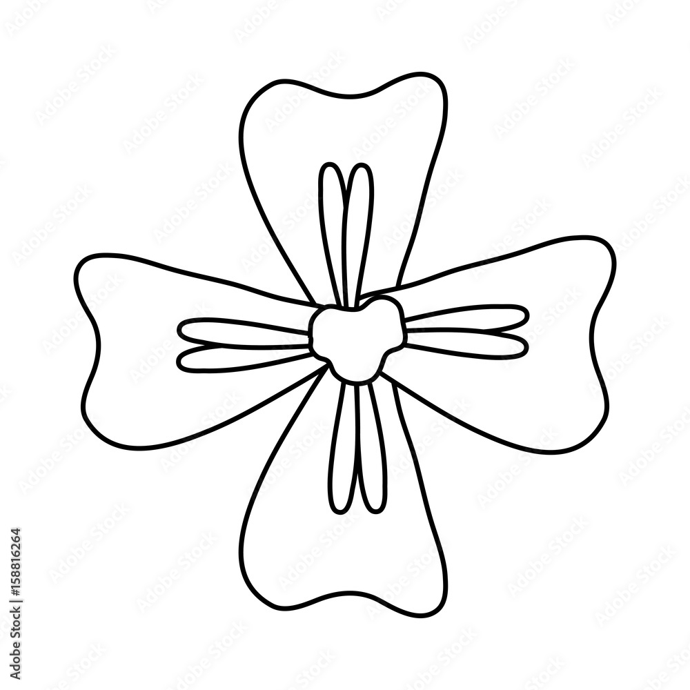 Fototapeta premium beautiful flower icon over white background vector illustration