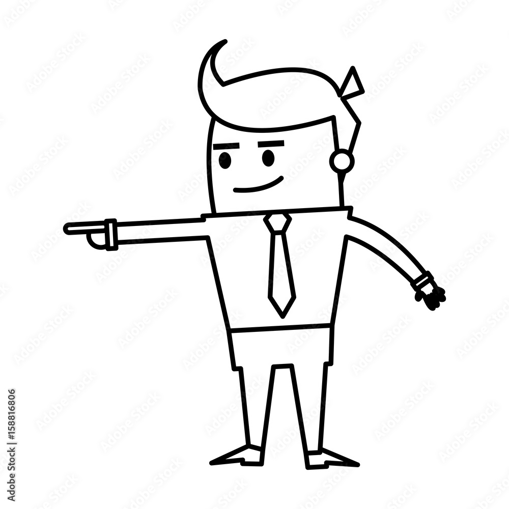 character businessman and office worker pose vector illustration character businessman and office worker pose vector illustration