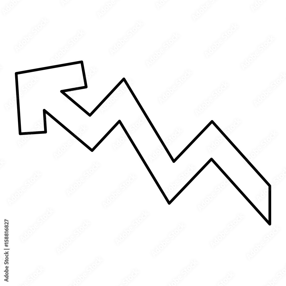 rising arrow. increase, price, investment concept vector illustration rising arrow. increase, price, investment concept vector illustration