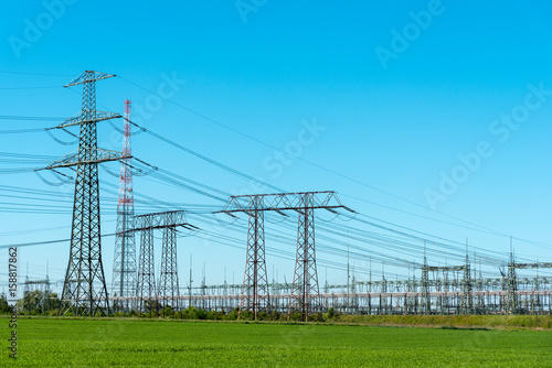 Wallpaper Mural Transmission towers and relay station seen in Germany Torontodigital.ca