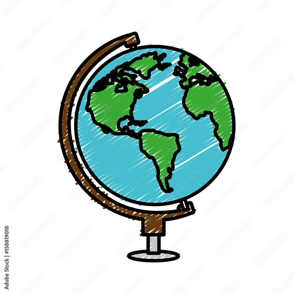 geography tool icon over white background vector illustration geography tool icon over white background vector illustration