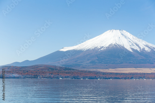 Mountain Fuji and Lake Yamanaka