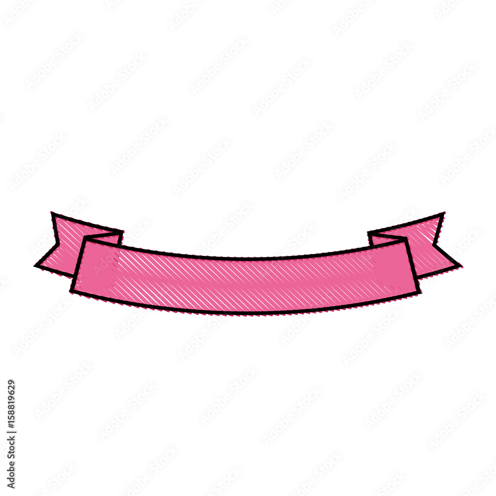 Ribbon banner empty icon vector illustration graphic design Ribbon banner empty icon vector illustration graphic design