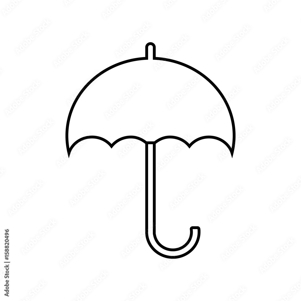 umbrella icon over white background vector illustration umbrella icon over white background vector illustration