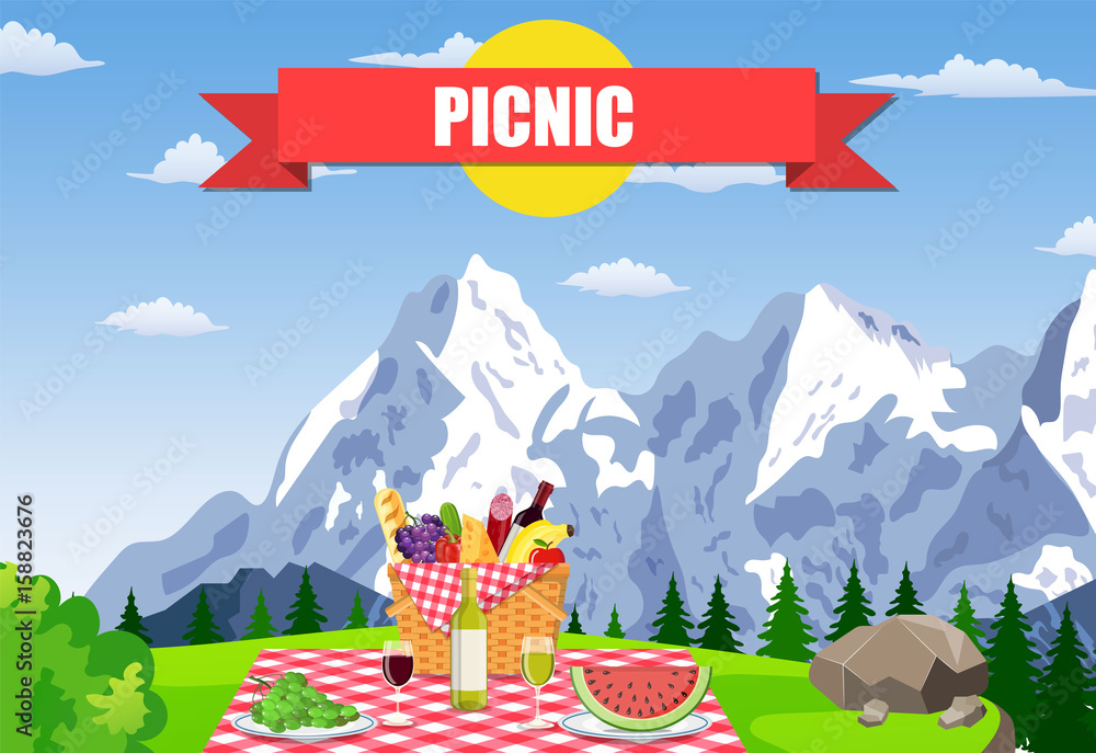 Picnic in the Mountains