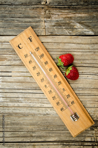 Mercury and strawberry