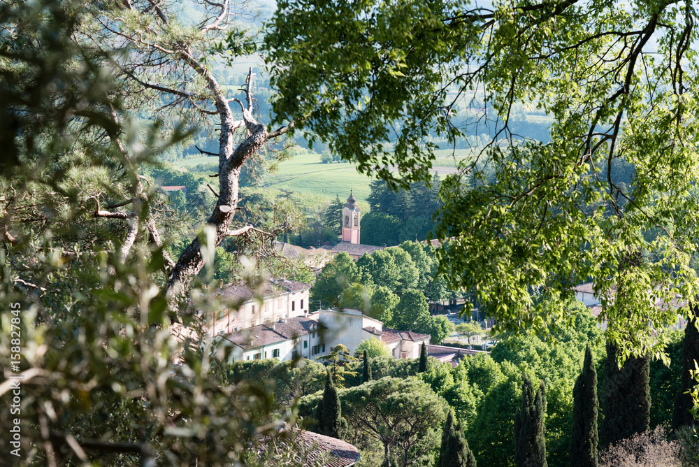 Fototapeta premium Brisighella, one of the most beautiful villages in italy.
