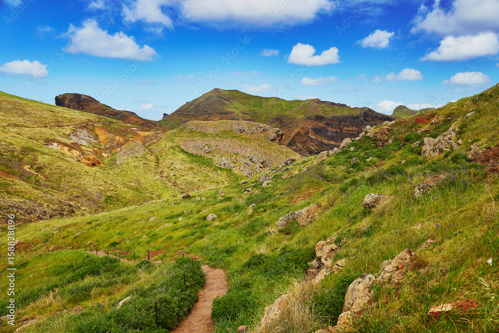 Beautiful landscape of Ponta de Sao Lourenco on the Eastern coast of Madeira island