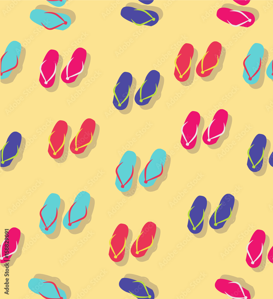 colorful flip flops pattern colorful flip flops pattern