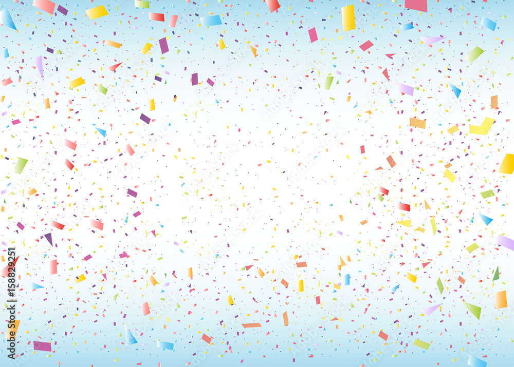 紙吹雪 背景 Stock Vector Adobe Stock
