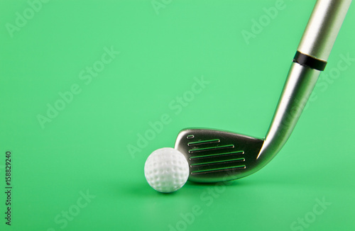 putter and Golf ball