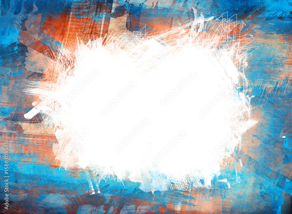 Abstract painted stylized background
