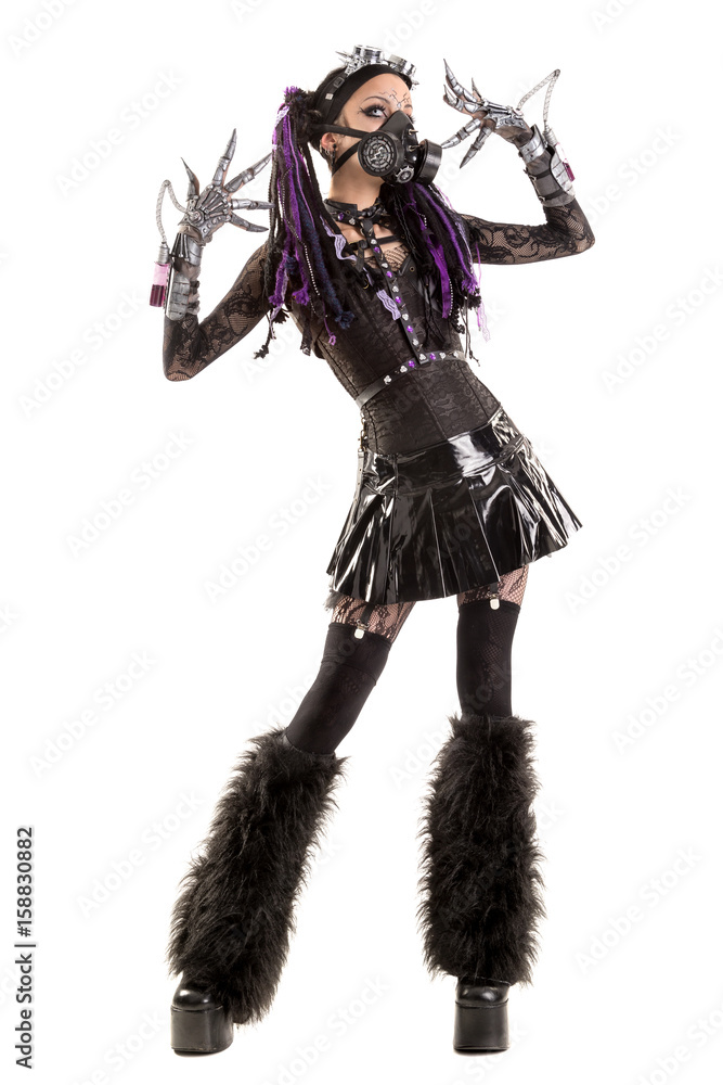 Cyber-Gothic girl