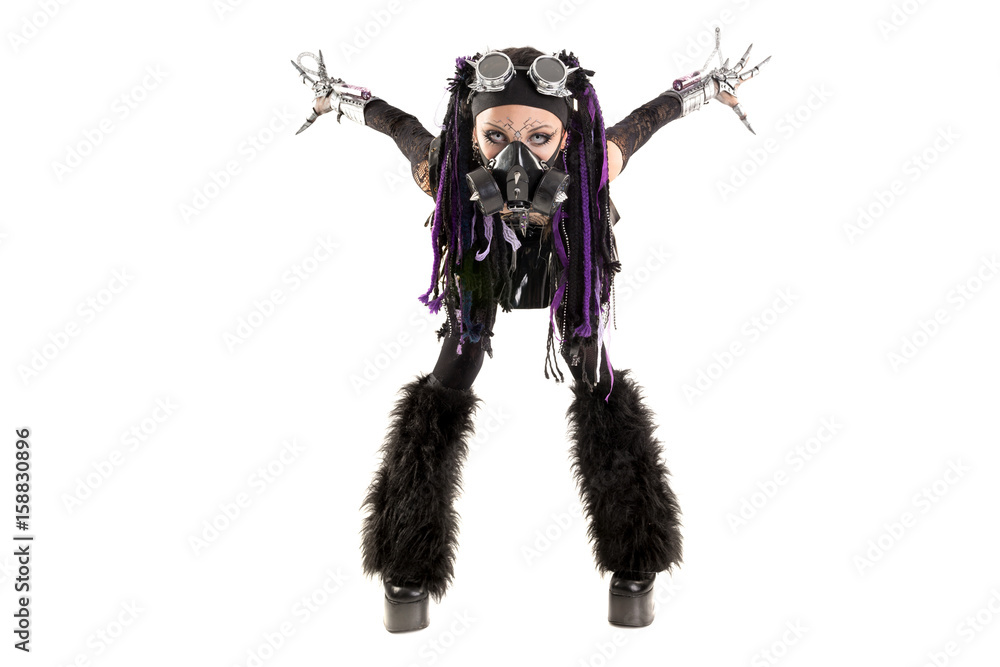 Fototapeta premium Cyber-Gothic girl